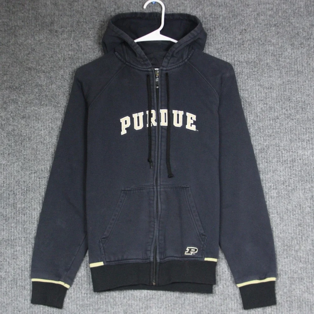 Nike Team Purdue Boilermakers‎ Mens XL Pullover Hoodie Zip Front Sweatshirt
